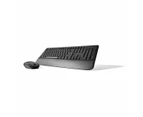 Wireless Slim Keyboard & Mouse Combo - Anko - Black