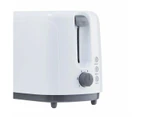 2 Slice Toaster, White - Anko