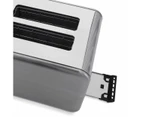 2 Slice Stainless Steel Toaster - Anko - Silver