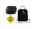 Car Travel Accessories Kit  - Anko - Black