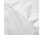 Target Australian Cotton Waffle Quilt Cover Set - White