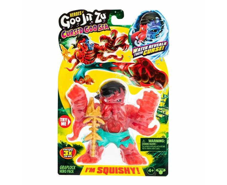 Heroes Of Goo Jit Zu S10 Cursed Goo Sea Hero Pack Childrens Toy Assorted 4y+