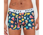 Maxx Flyfront Trunks - Fruit Salad - Blue