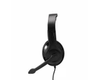 PC Headset Dual Ear, Black - Anko - Black