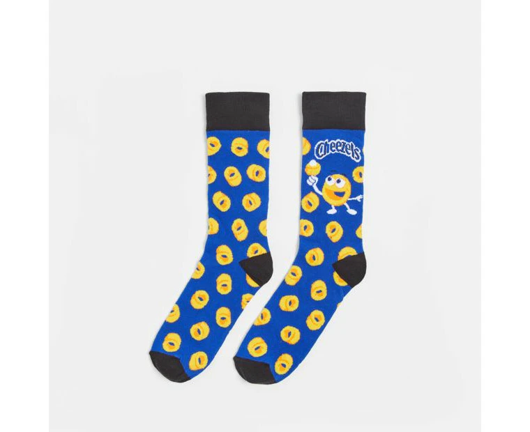 Swag Licensed Crew Socks - Cheezels - Blue