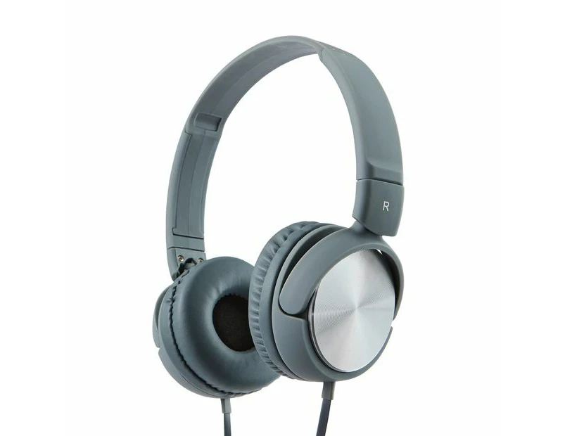 On Ear Wired Headphones - Anko - Silver