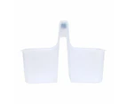 Plastic Tote Shower Caddy  - Anko - White