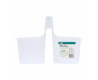 Plastic Tote Shower Caddy  - Anko - White