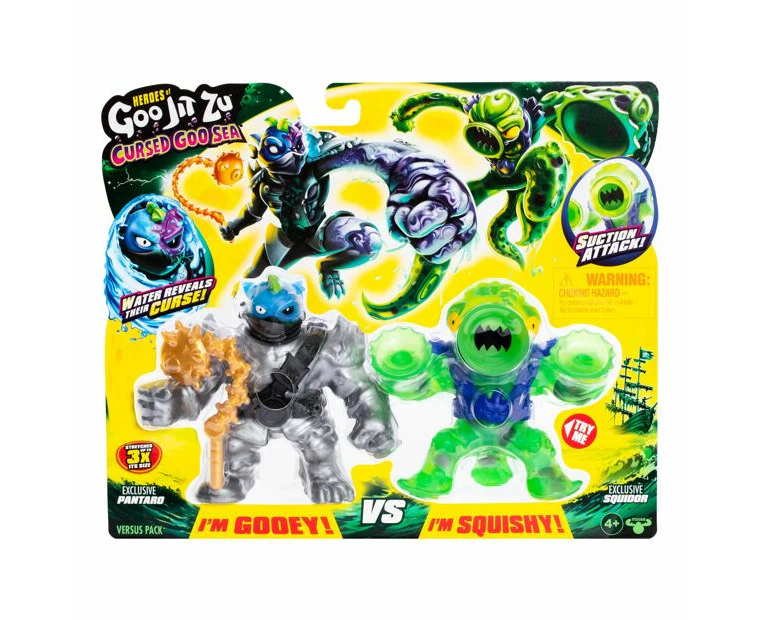 Heroes Of Goo Jit Zu S10 Cursed Goo Sea Versus Pack Kids/Childrens Toy 4y+