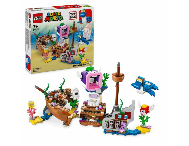 LEGO® Super Mario Dorrie's Sunken Shipwreck Adventure Expansion Set 71432