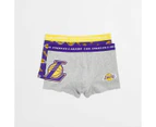 NBA Trunks, 2 Pack - LA Lakers