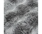 Target Textured Faux Fur Throw - Aldo - Charcoal