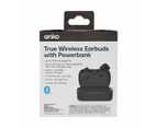 True Wireless Earbuds with Powerbank - Anko - Black