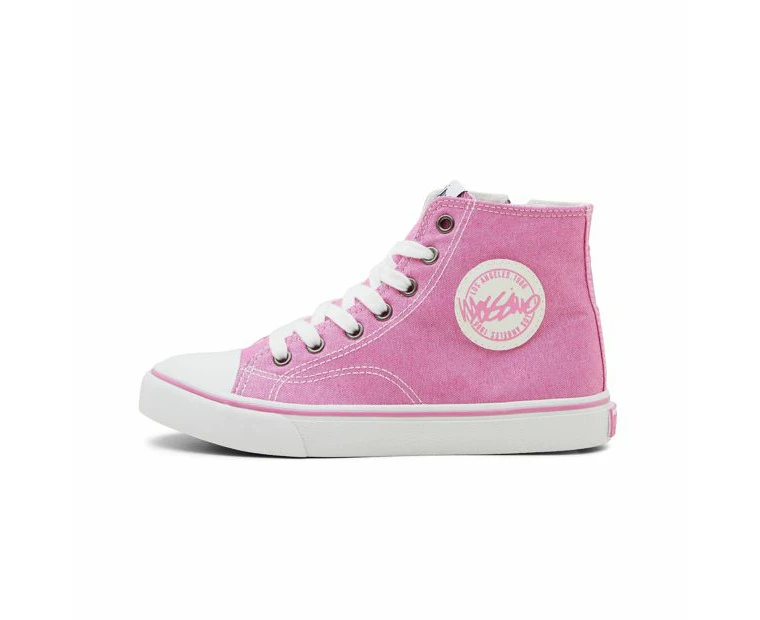 Mossimo Girls Senior High Top Glitter Sneaker - Pink