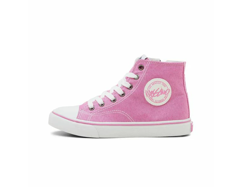 Mossimo Girls Senior High Top Glitter Sneaker - Pink