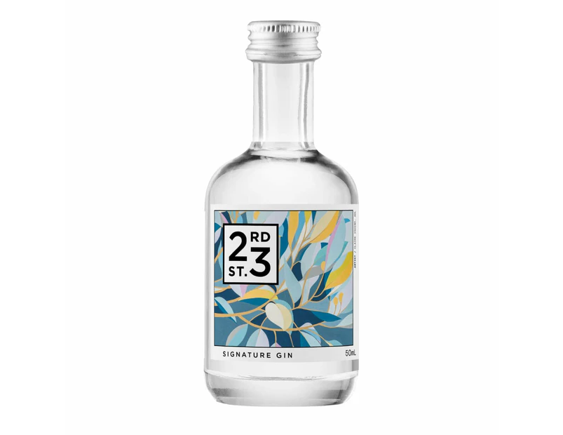 23rd Street Distillery Signature Gin, 50ml 40% Alc.