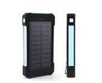 2 Dual USB External Battery Charger 50000mAh Solar Power Bank LED Samsung Blue