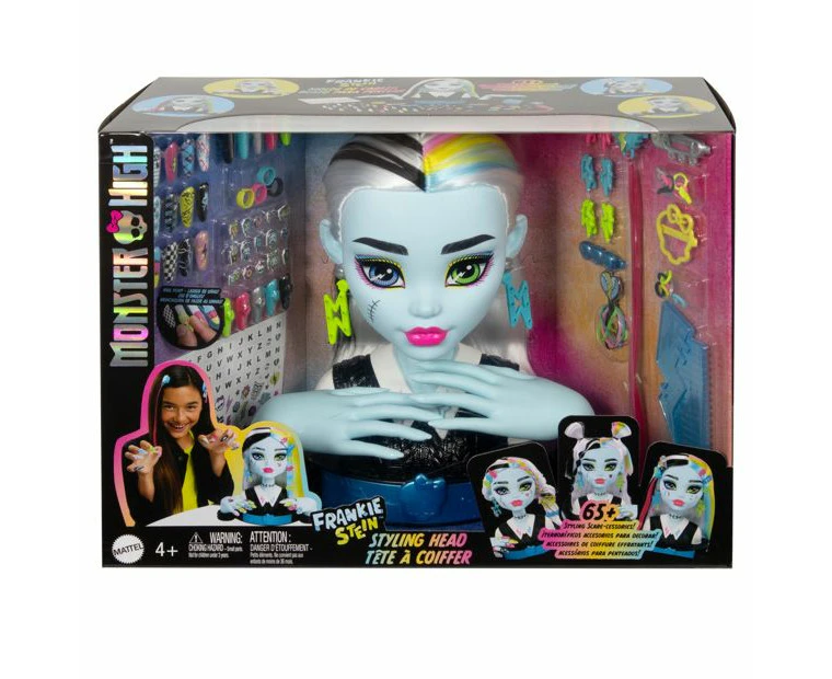 Monster High MH Frankie Styling Head Doll - Fashion Dolls - Doll Clothes - Doll collection - Perfect Gift for Girls