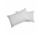 Charcoal Infused Anti Allergy Pillows, 2 Pack - Anko - White