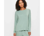 Target Soft Comfort Bamboo Long Sleeve Sleep T-Shirt - Green