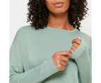 Target Soft Comfort Bamboo Long Sleeve Sleep T-Shirt - Green