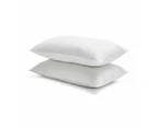 Medium Profile Supreme Comfort Pillows, Set of 2 - Anko - White