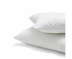 Medium Profile Supreme Comfort Pillows, Set of 2 - Anko - White
