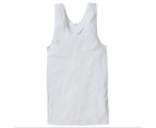 Bonds 2 Pack White Mens Chesty Cotton Plain Singlet Vest Tank Top Undergarment