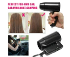 Hairdryer Hair Dryer Dry 2 Speed Car Caravan Portable Camping Travel 12V Hair AU