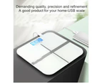 Body Fat Scale Weighing Scale for Body Weight Fat Bathroom Scale Digital, Precision Smart Scale-Black