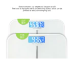 Body Fat Scale Weighing Scale for Body Weight Fat Bathroom Scale Digital, Precision Smart Scale-blue