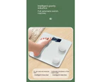 Electronic Scale Bluetooth Body Fat Scale Smart Wireless Digital Bathroom Weight Scale-White battery