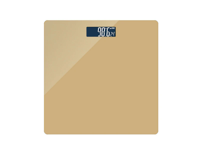 Scale for Body Weight Smart Body Fat Scale Digital Bathroom Wireless Weight Scale-Rich gold