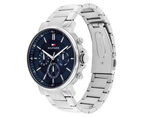 Tommy Hilfiger Stainless Steel Navy Dial Multi-function Men's Watch - 1710588