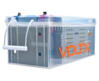 2x High-end Transparent VoltX 24V 100Ah Pro Lithium Battery LiFePO4 RV Camping