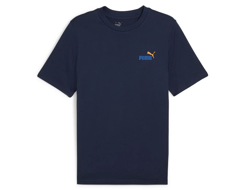 Puma Men's Graphics Feel Good Tee / T-Shirt / Tshirt - Club Navy