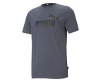 Puma Men's Essentials Heather Tee / T-Shirt / Tshirt - Peacoat
