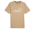 Puma Men's Essentials Logo Tee / T-Shirt / Tshirt - Prairie Tan