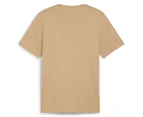 Puma Men's Essentials Logo Tee / T-Shirt / Tshirt - Prairie Tan
