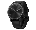 Garmin Vivomove Sport 40mm Hybrid Silicone Smart Watch - Black/Slate