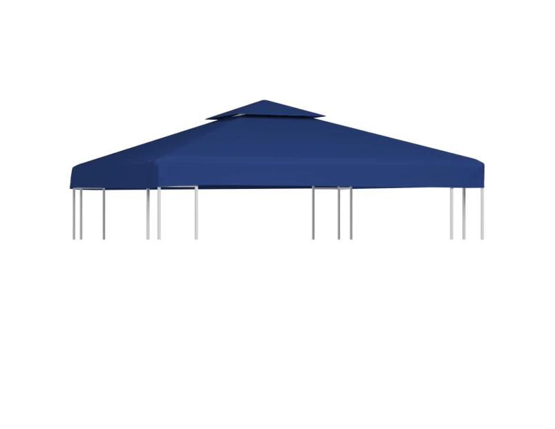 Water-proof Gazebo Cover Canopy 310 g / m2 Dark Blue 3 x 3 m