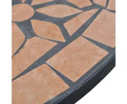 vidaXL Bistro Table Terracotta 60 cm Mosaic
