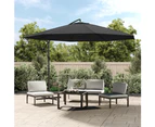 vidaXL Cantilever Umbrella with Aluminium Pole 350 cm Anthracite