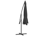 vidaXL Cantilever Umbrella with Aluminium Pole 350 cm Anthracite