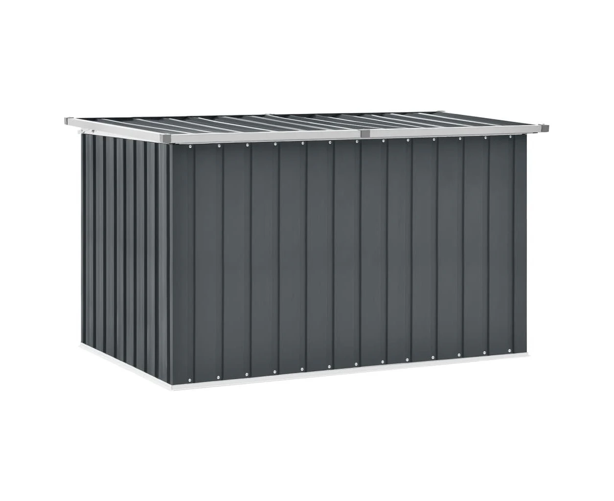 vidaXL Garden Storage Box Grey 149x99x93 cm