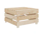 vidaXL 2 Piece Garden Pallet Lounge Set Wood