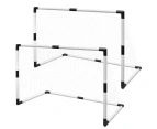 vidaXL Mini Soccer Goals Post Net Set 2 pcs for Kids 91.5 x 48 x 61 cm