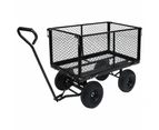 vidaXL Garden Hand Trolley Black 350 kg