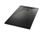 vidaXL Shower Base Tray SMC Black 120x70 cm