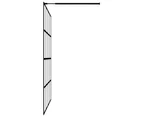 vidaXL Walk-in Shower Screen Clear Tempered Glass 118x190 cm